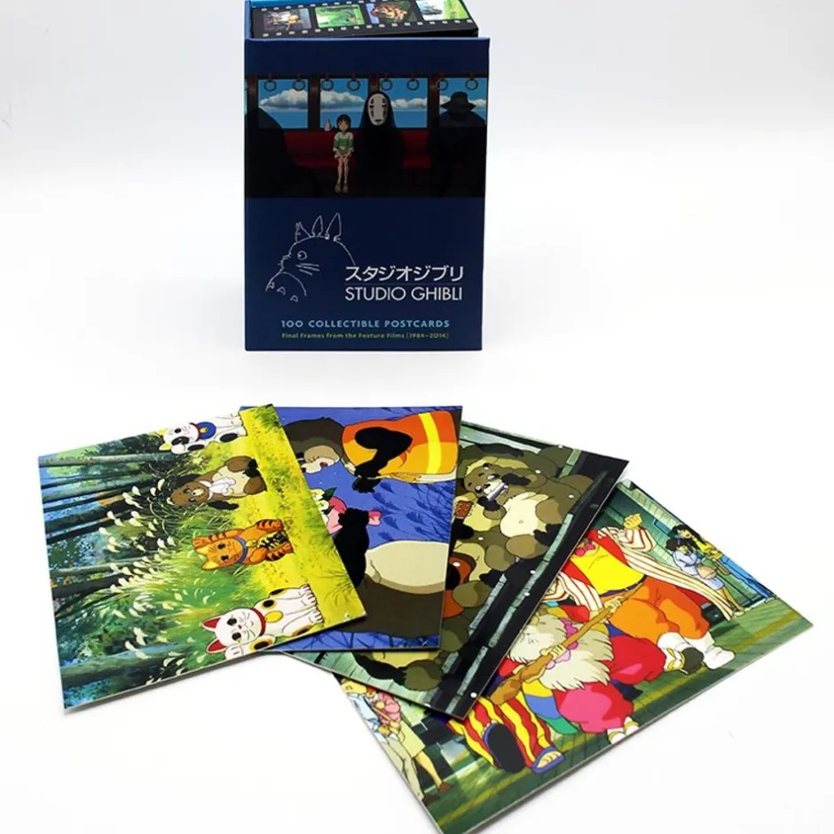 Maison Ghibli Postcards And Letter Papers-100 Collectible Postcards Box - Studio Ghibli