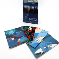 Maison Ghibli Postcards And Letter Papers-100 Collectible Postcards Box - Studio Ghibli