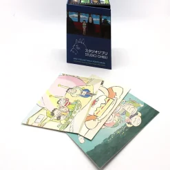 Maison Ghibli Postcards And Letter Papers-100 Collectible Postcards Box - Studio Ghibli