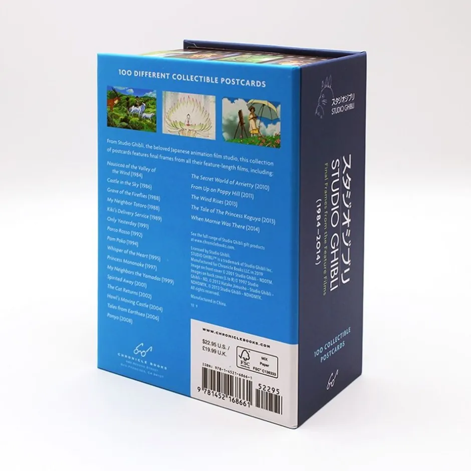 Maison Ghibli Postcards And Letter Papers-100 Collectible Postcards Box - Studio Ghibli
