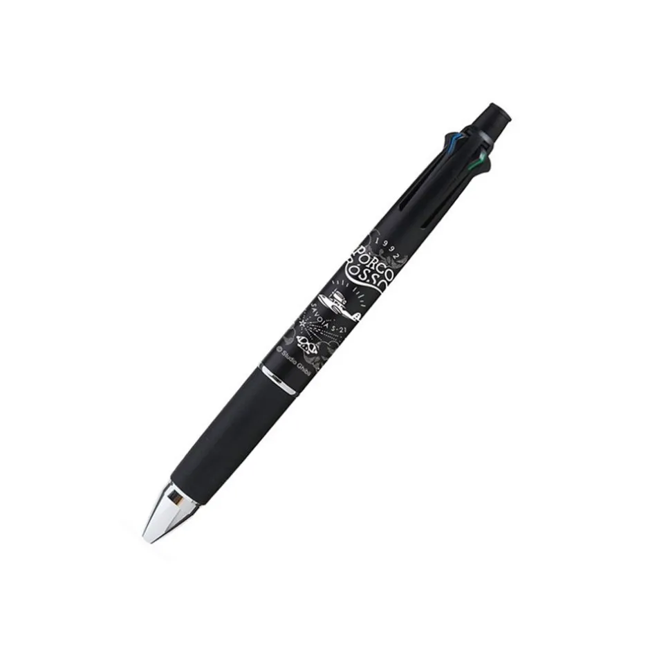 Maison Ghibli Writing-4 Colours Ballpointpen Savoia Black - Porco Rosso