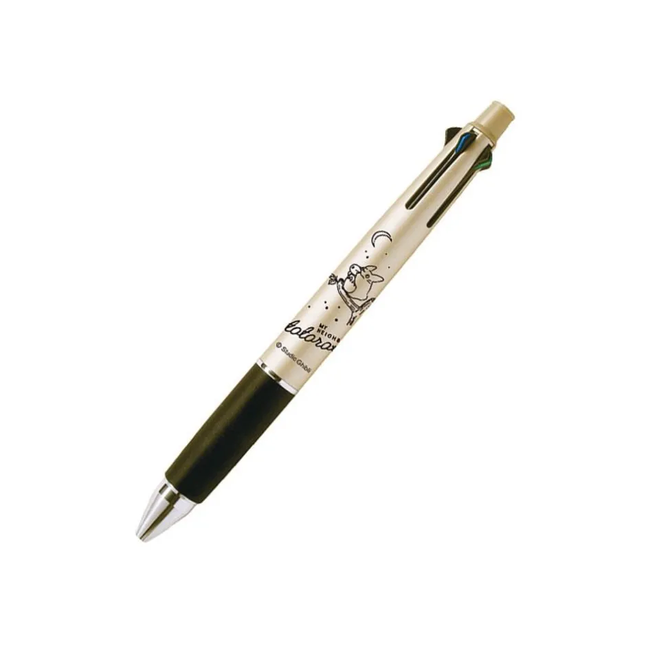 Maison Ghibli Writing-4 Colours Ballpointpen Silver - My Neighbor Totoro