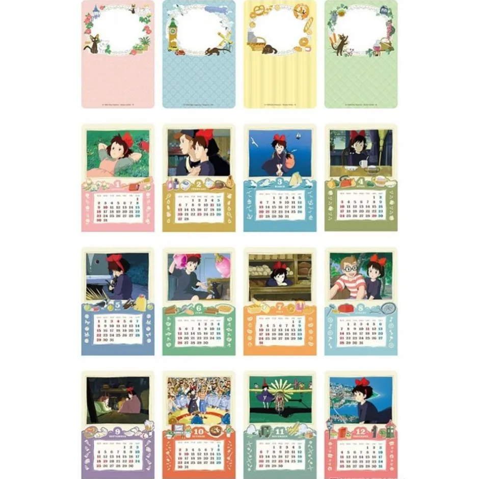 Maison Ghibli Schedule Diaries And Calendars-2022 Kasane Calendar - Kiki'S Delivery Service