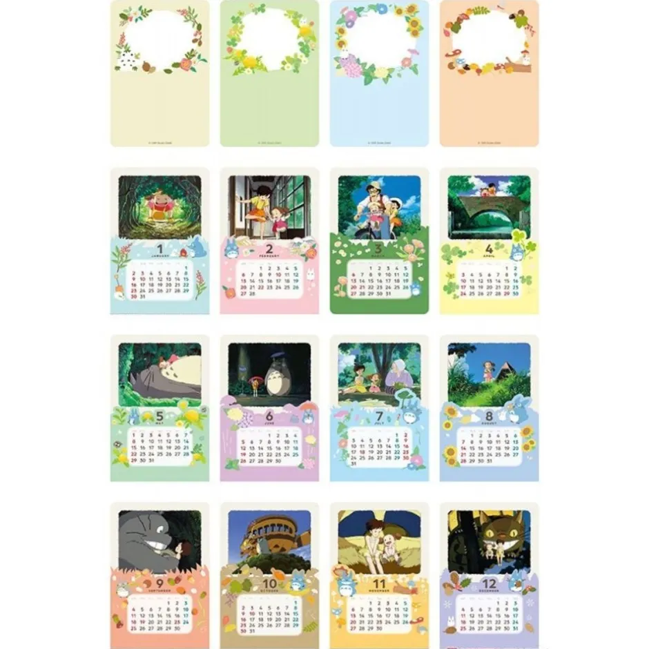 Maison Ghibli Schedule Diaries And Calendars-2022 Kasane Calendar - My Neighbour Totoro