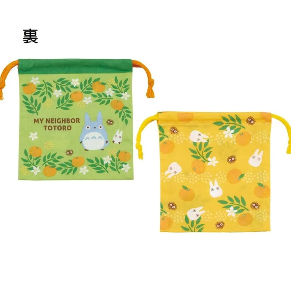 Maison Ghibli Bags-2 Pcs String Pouch Set Totoro - My Neighbor Totoro