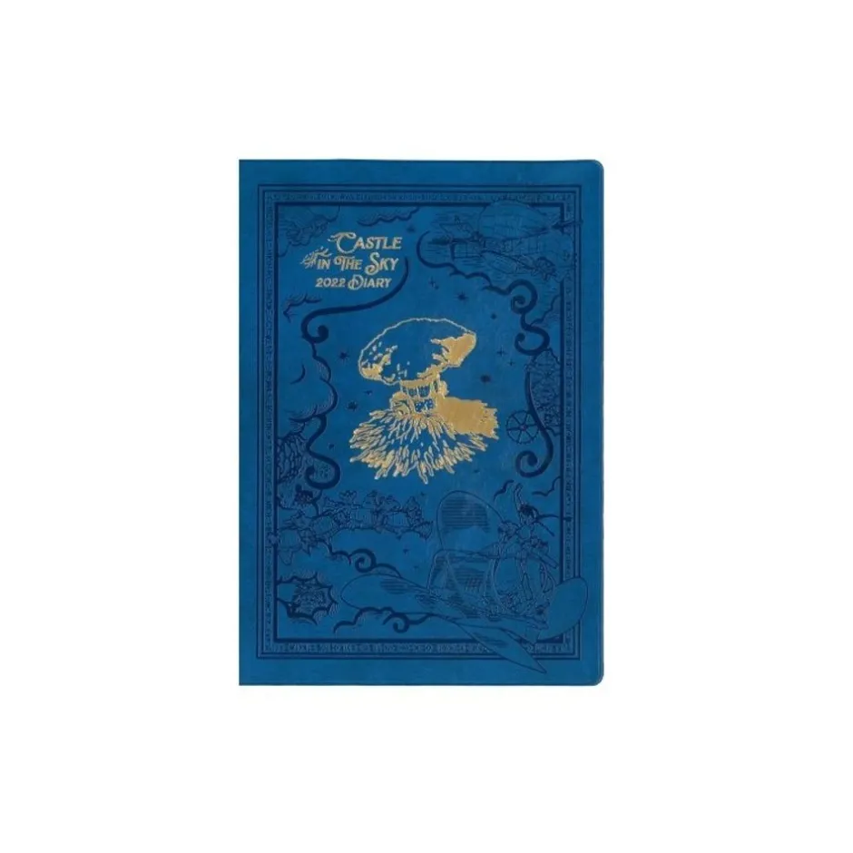 Maison Ghibli Schedule Diaries And Calendars-2022 Schedule Diary Faux Leather Laputa - Castle In The Sky