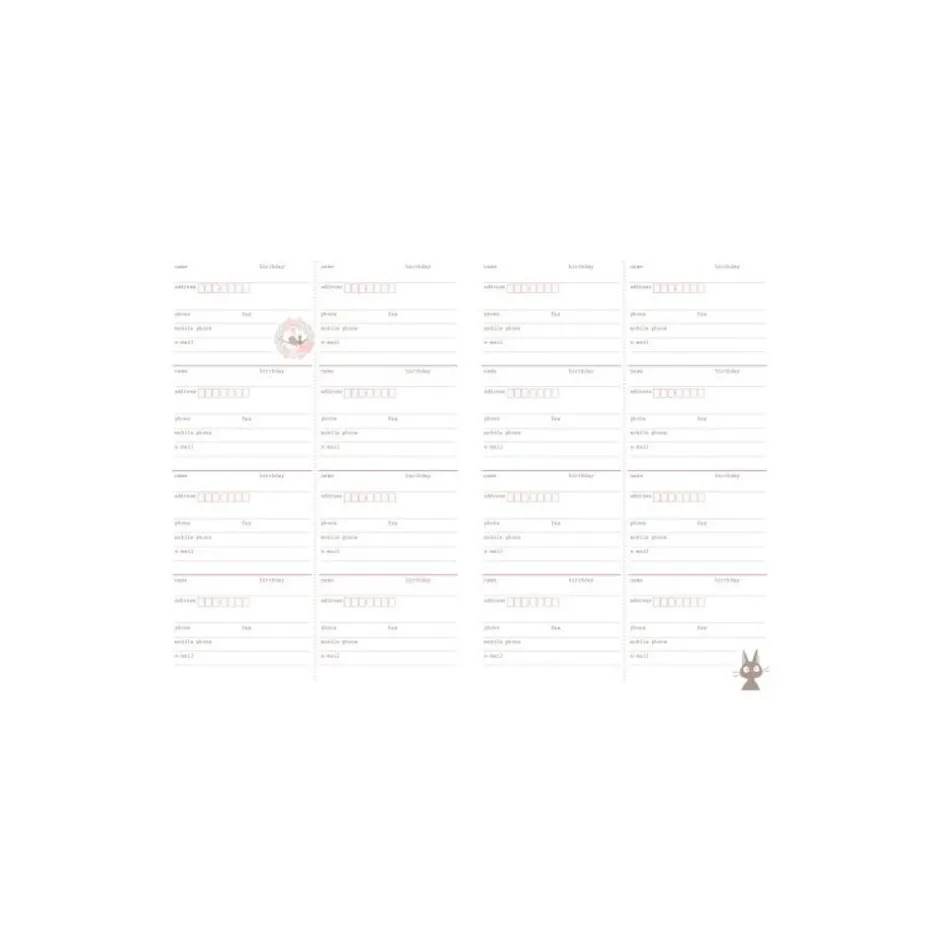 Maison Ghibli Schedule Diaries And Calendars-2022 Schedule Leather Jiji - Kiki'S Delivery Service