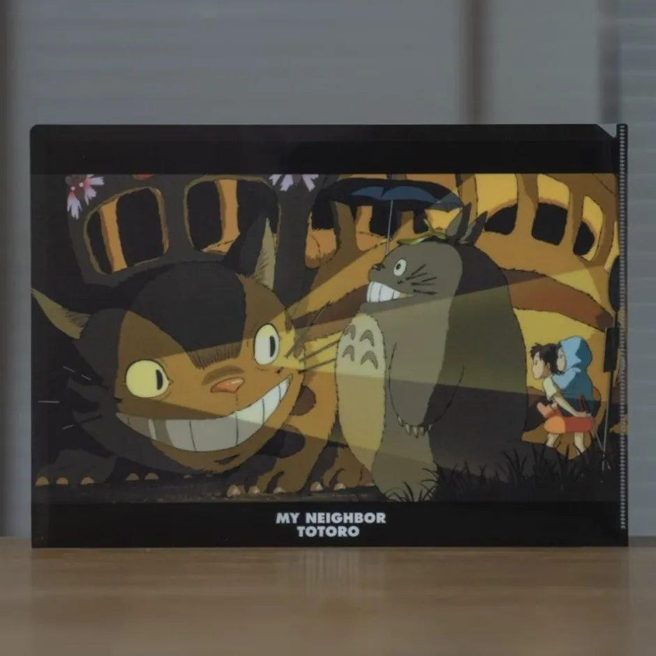 Maison Ghibli Storage-A4 Size Clear Folder Catbus Arrival - My Neighbour Totoro