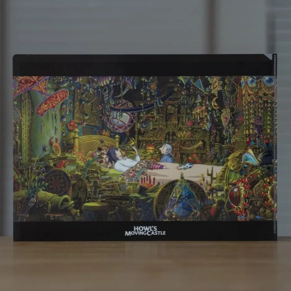 Maison Ghibli Storage-A4 Size Clear Folder Sleeping Howl - Castle In The Sky