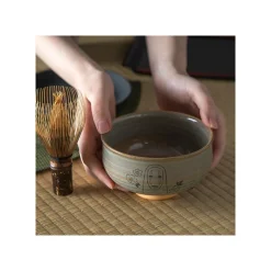 Maison Ghibli Kitchenware-Akahada-Yaki Matcha Tea Bowl - Spirited Away