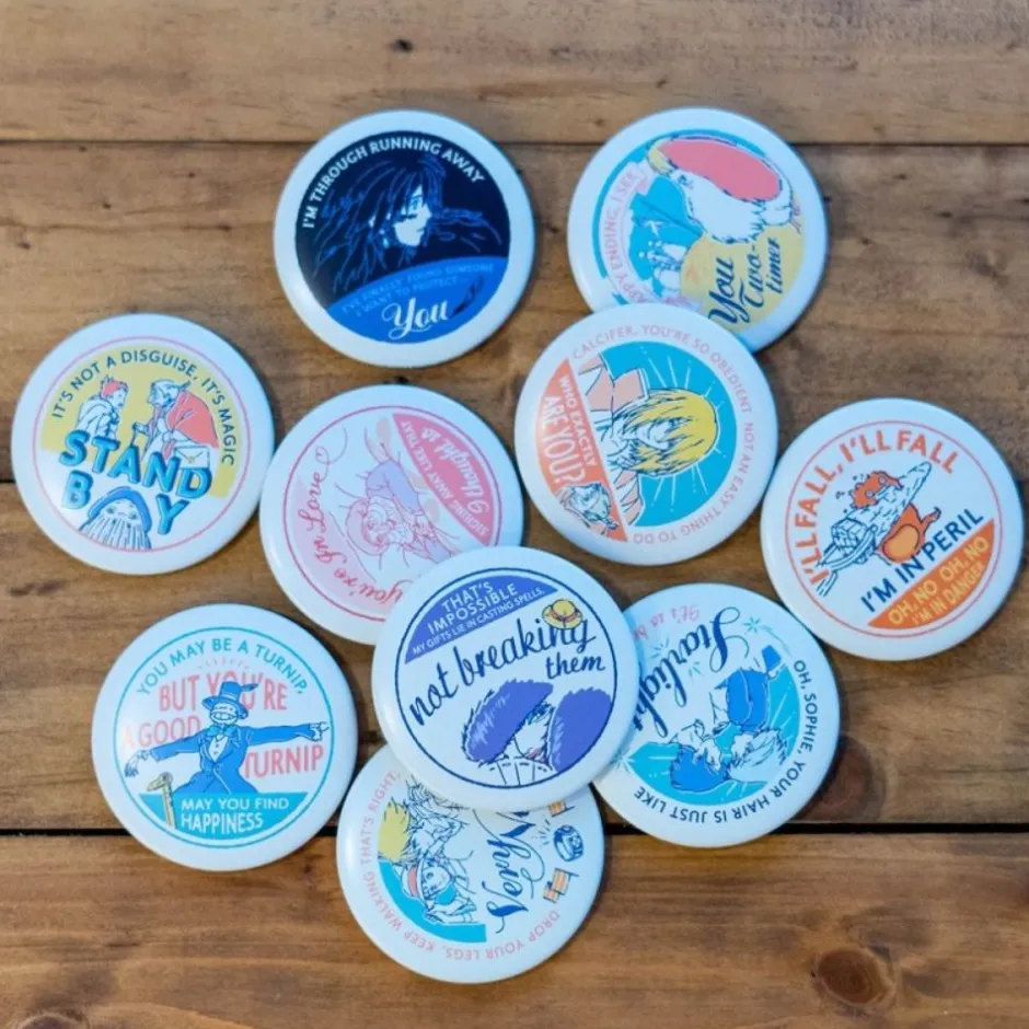 Maison Ghibli Badges-Badge Collection 10 Pcs - Howl'S Moving Castle