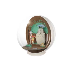Maison Ghibli Arts And Crafts-Ball Paper Theater Bus Stop - My Neighbor Totoro