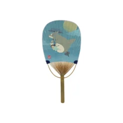 Maison Ghibli Accessories-Bamboo Fan Flying Totoro - My Neighbor Totoro