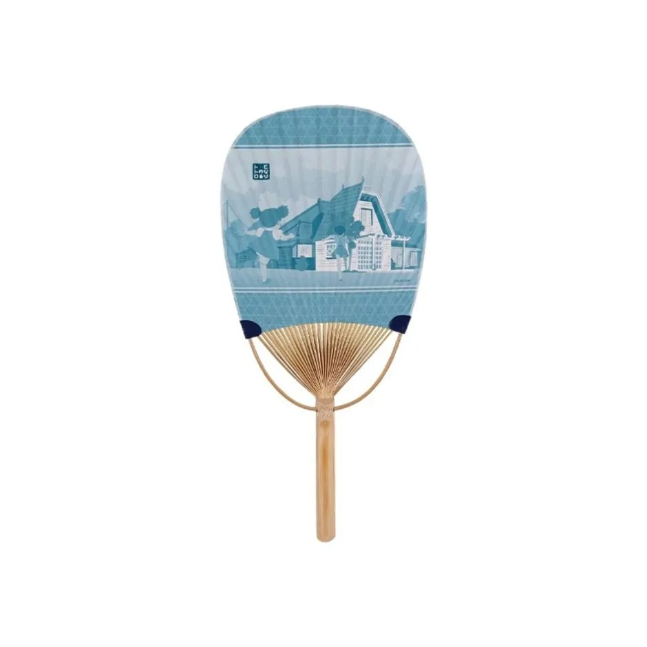 Maison Ghibli Accessories-Bamboo Fan Flying Totoro - My Neighbor Totoro