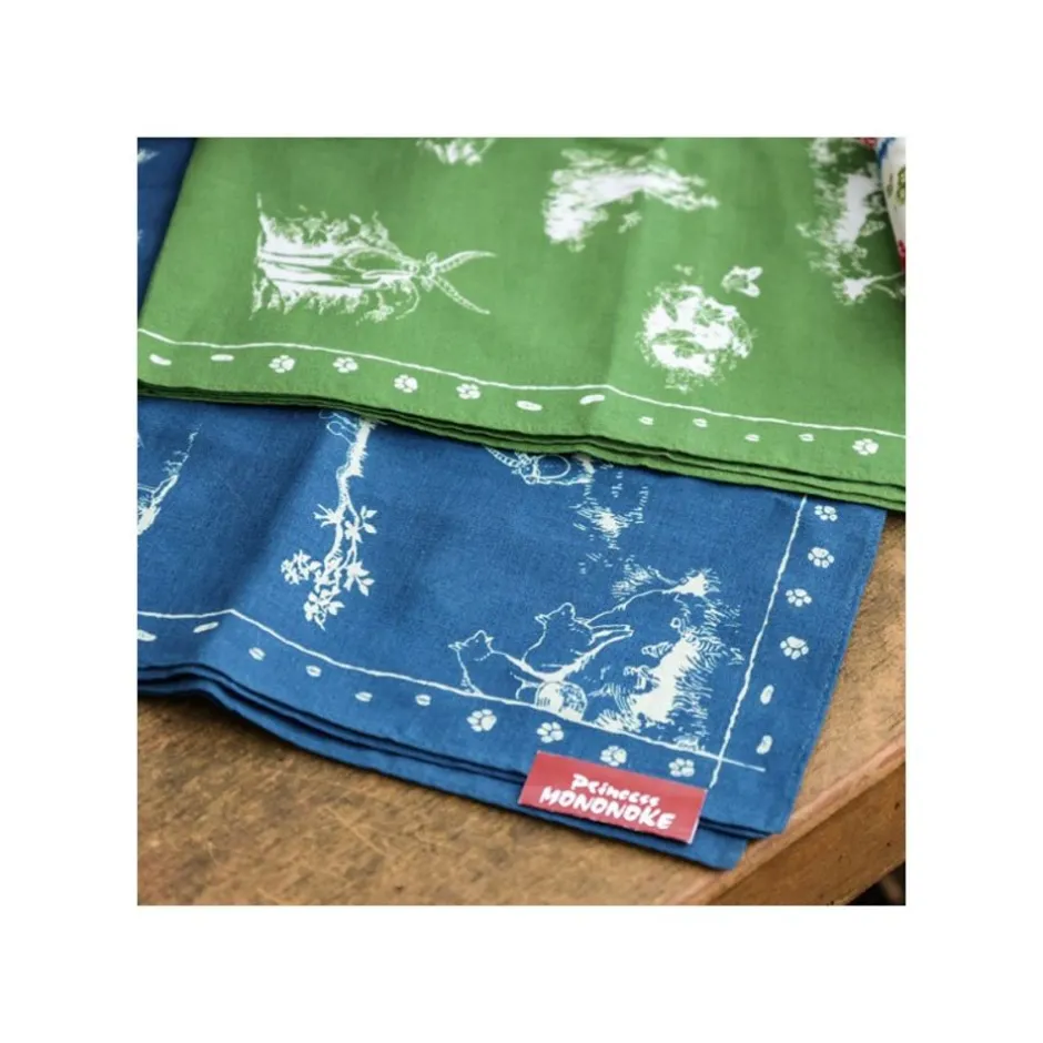 Maison Ghibli Outfits-Bandana Green Living Together - Princess Mononoke