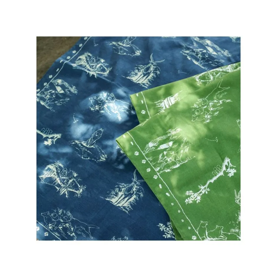 Maison Ghibli Outfits-Bandana Green Living Together - Princess Mononoke