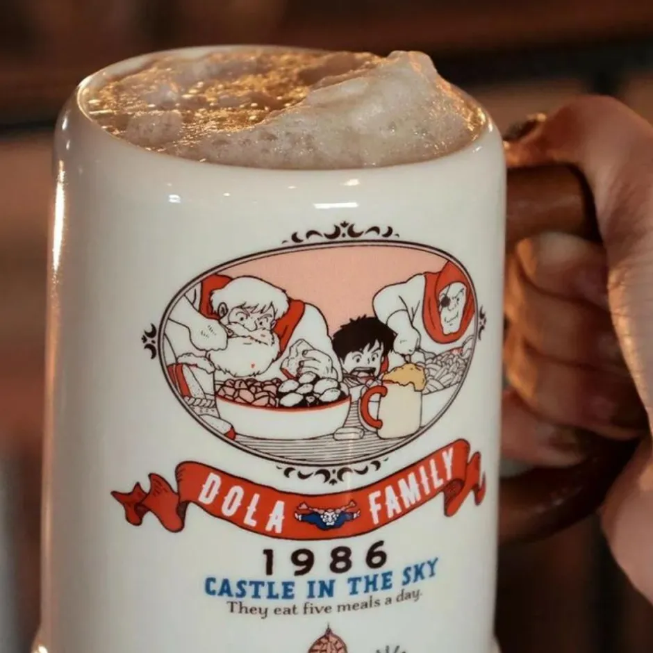 Maison Ghibli Kitchenware-Beer Mug Dola'S Family - Castle In The Sky