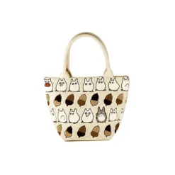 Maison Ghibli Bags-Beige Embroidered Bag Totoro Hazelnut - My Neighbor Totoro