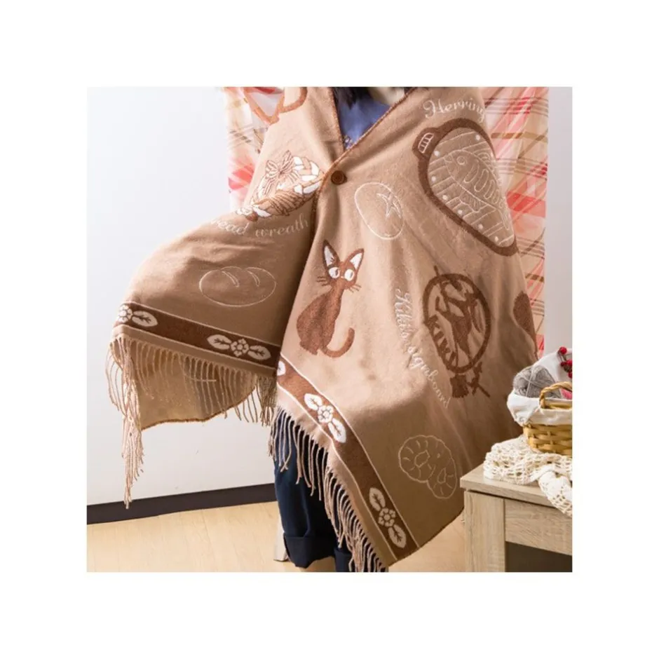 Maison Ghibli Outfits-Beige Stole Jiji - Kiki'S Delivery Service