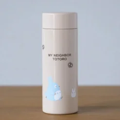 Maison Ghibli Kitchenware-Beige Thermos Bottle 300Ml Forest Stroll - My Neighbor Totoro