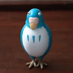 Maison Ghibli Toys-Bobble Head Figurine Blue Parakeet - The Boy And The Heron