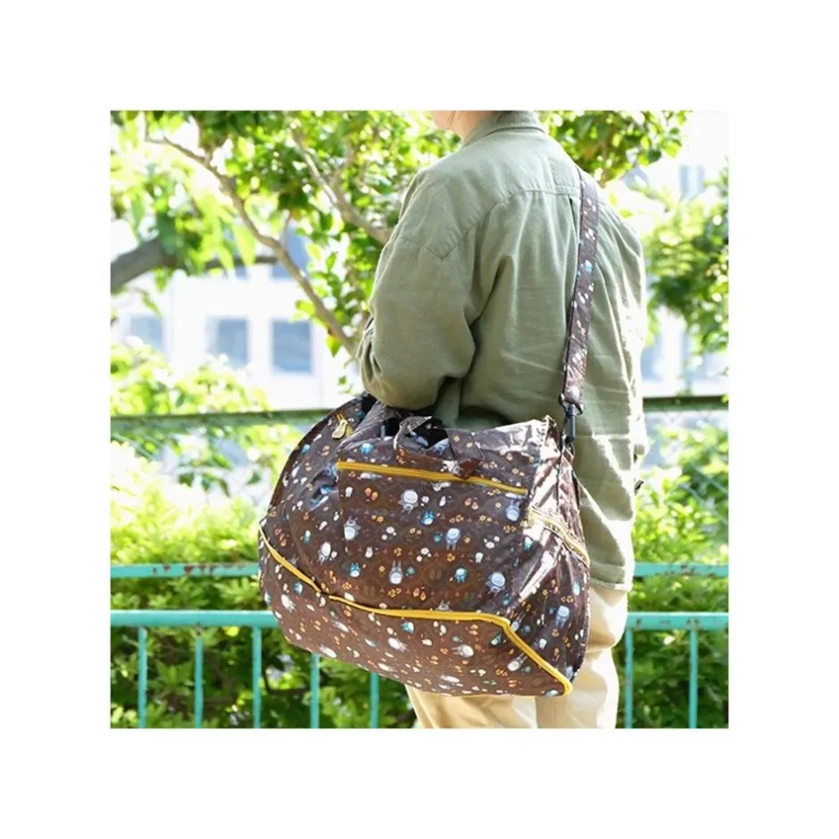 Maison Ghibli Bags-Boston Bag Totoro Leaves-My Neighbor Totoro