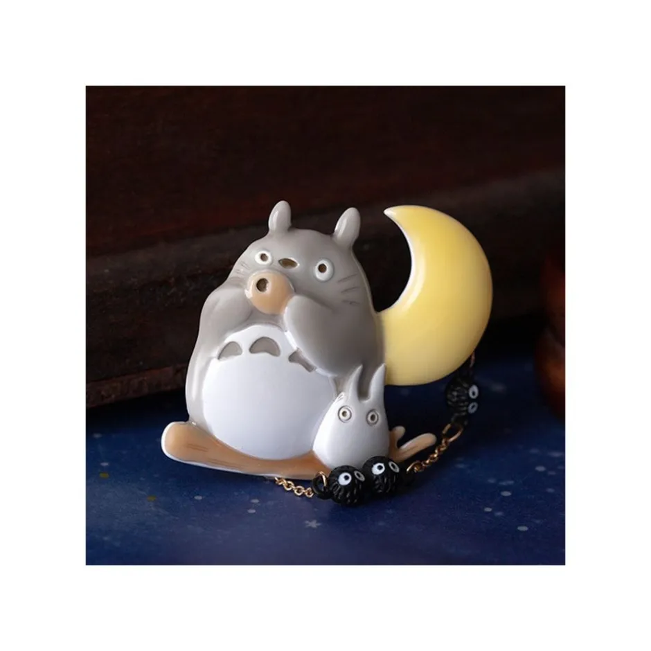 Maison Ghibli Pins-Brooch Totoro Ocarina Under The Moon - My Neighbor Totoro