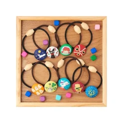 Maison Ghibli Accessories-Button Style Hair Band Jiji & Cherry - Kiki'S Delivery Service