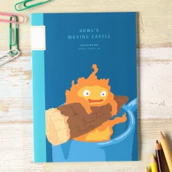 Maison Ghibli Notebooks And Notepads-Carnet De Notes B6 Calcifer - Howl'S Moving Castle
