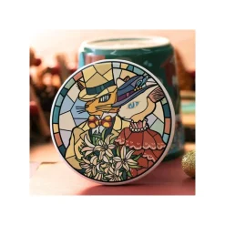 Maison Ghibli Kitchenware-Ceramic Coaster Baron & Louise - Whisper Of The Heart