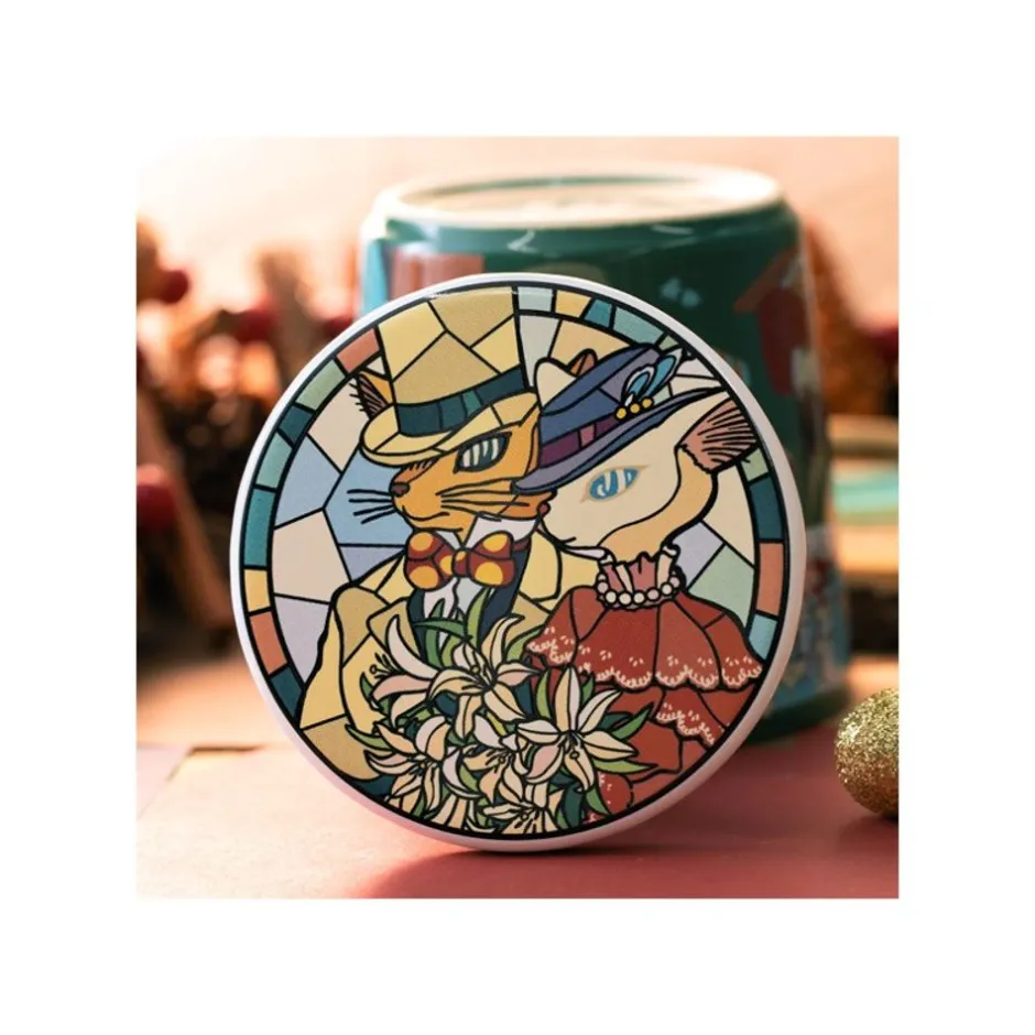 Maison Ghibli Kitchenware-Ceramic Coaster Baron & Louise - Whisper Of The Heart
