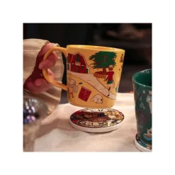 Maison Ghibli Kitchenware-Ceramic Coaster Baron & Louise - Whisper Of The Heart