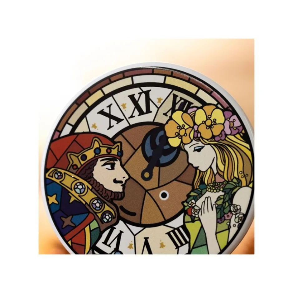Maison Ghibli Kitchenware-Ceramic Coaster King Of Dwarf & Princess - Whisper Of The Heart