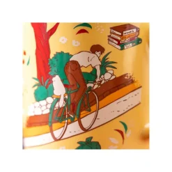 Maison Ghibli Kitchenware-Ceramic Cup Chasing The Cat - Whisper Of The Heart