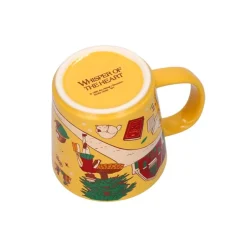 Maison Ghibli Kitchenware-Ceramic Cup Chasing The Cat - Whisper Of The Heart