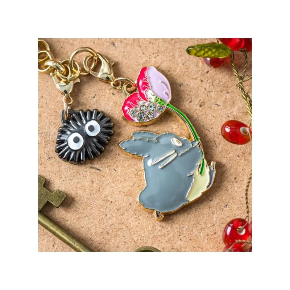 Maison Ghibli Straps-Charm Chain Big Totoro & Flower - My Neighbor Totoro