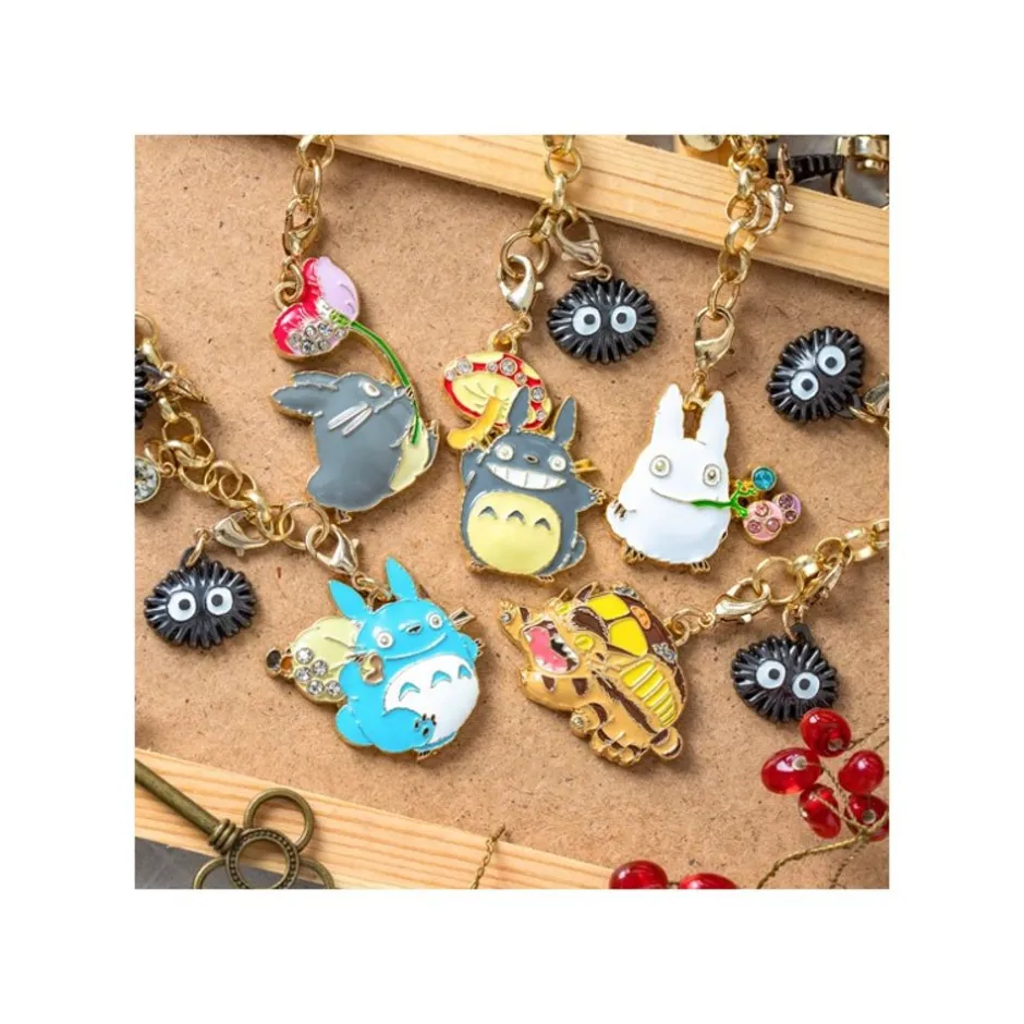 Maison Ghibli Straps-Charm Chain Big Totoro & Flower - My Neighbor Totoro