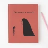 Maison Ghibli Notebooks And Notepads-Chihiro & No Face Cloth Sketchbook - Spirited Away