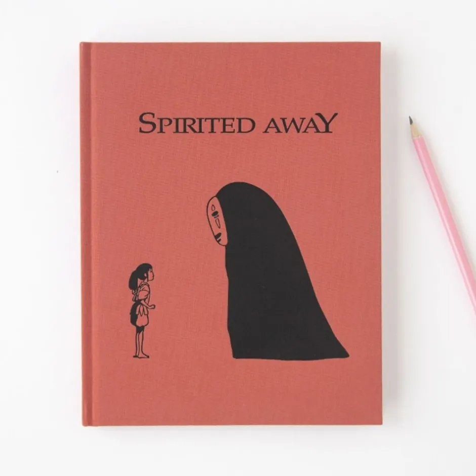 Maison Ghibli Notebooks And Notepads-Chihiro & No Face Cloth Sketchbook - Spirited Away