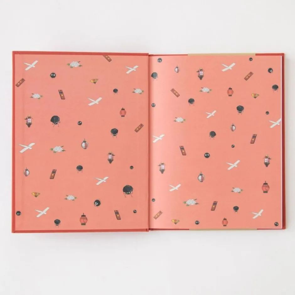 Maison Ghibli Notebooks And Notepads-Chihiro & No Face Cloth Sketchbook - Spirited Away