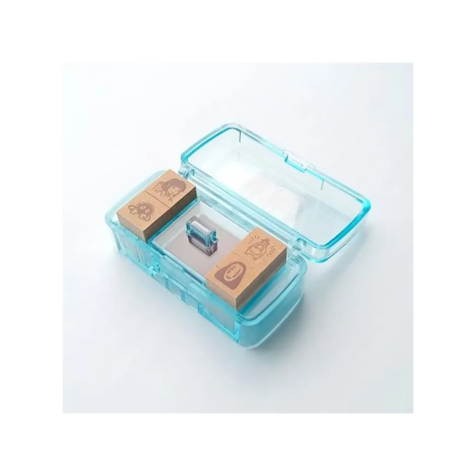 Maison Ghibli Small Equipment-Chihiro Takes The Train Mini Stamp Set Blue - Spirited Away