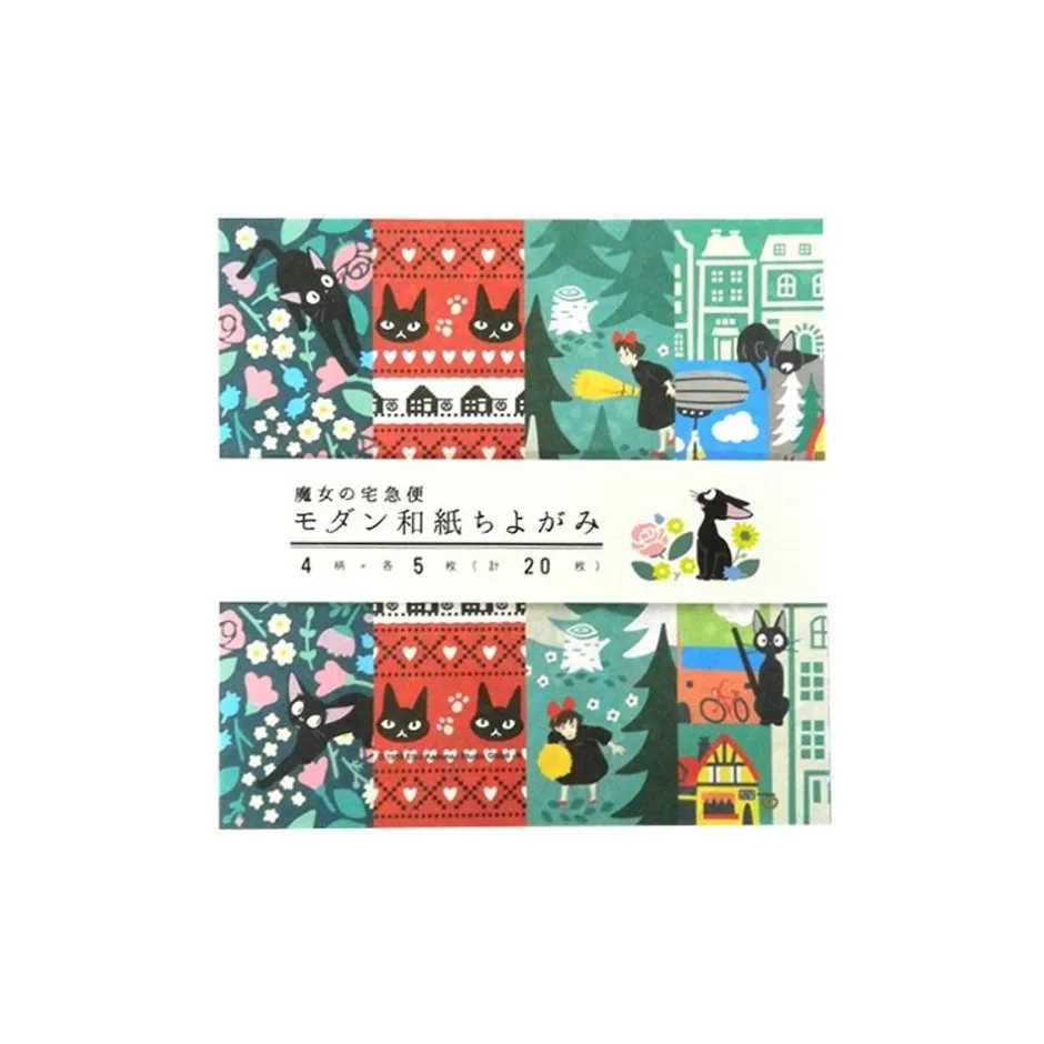 Maison Ghibli Postcards And Letter Papers-Chiyogami Paper - Kiki'S Delivery Service