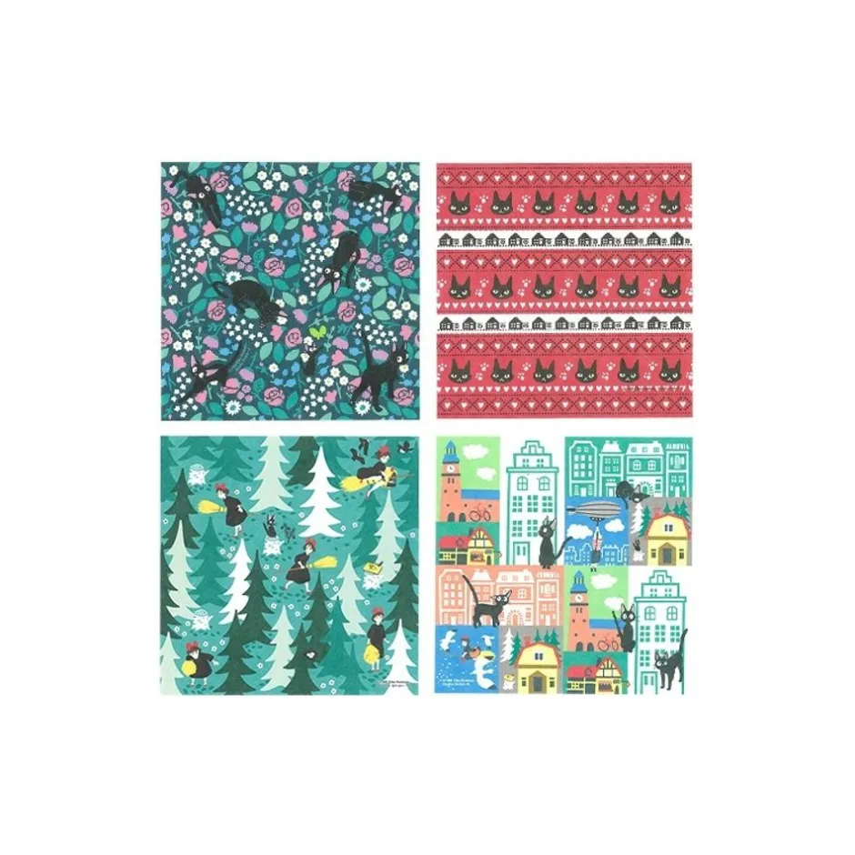 Maison Ghibli Postcards And Letter Papers-Chiyogami Paper - Kiki'S Delivery Service