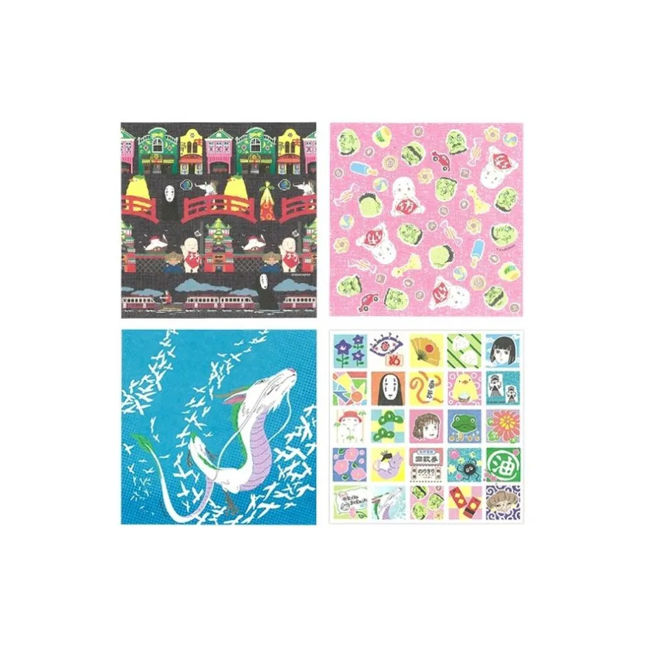 Maison Ghibli Postcards And Letter Papers-Chiyogami Paper- Spirited Away