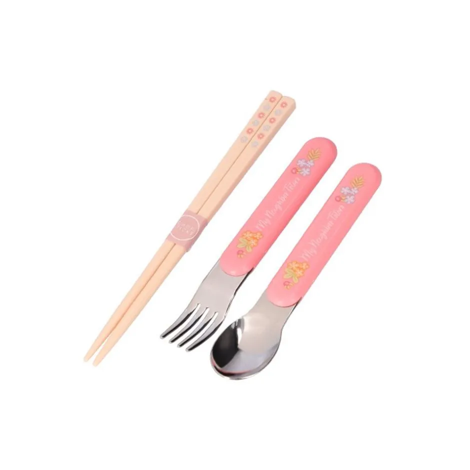 Maison Ghibli Kitchenware-Chopsticks Spoon Fork Set Mei & Totoro - My Neighbor Totoro