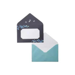 Maison Ghibli Postcards And Letter Papers-Clear Folder & Letter Set Soot Sprites Leaves - My Neighbor Totoro