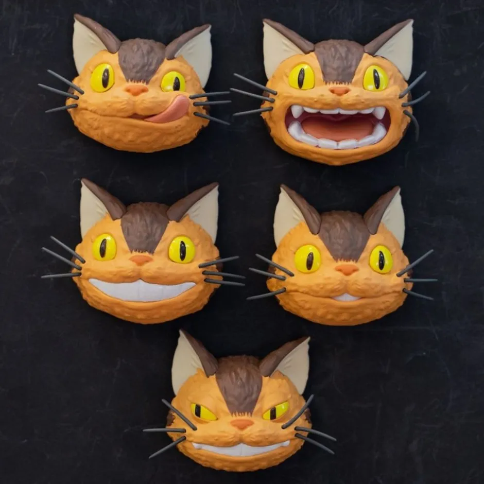 Maison Ghibli Magnets-Collection Catbus Faces Assorted 6 Magnets - My Neighbor Totoro