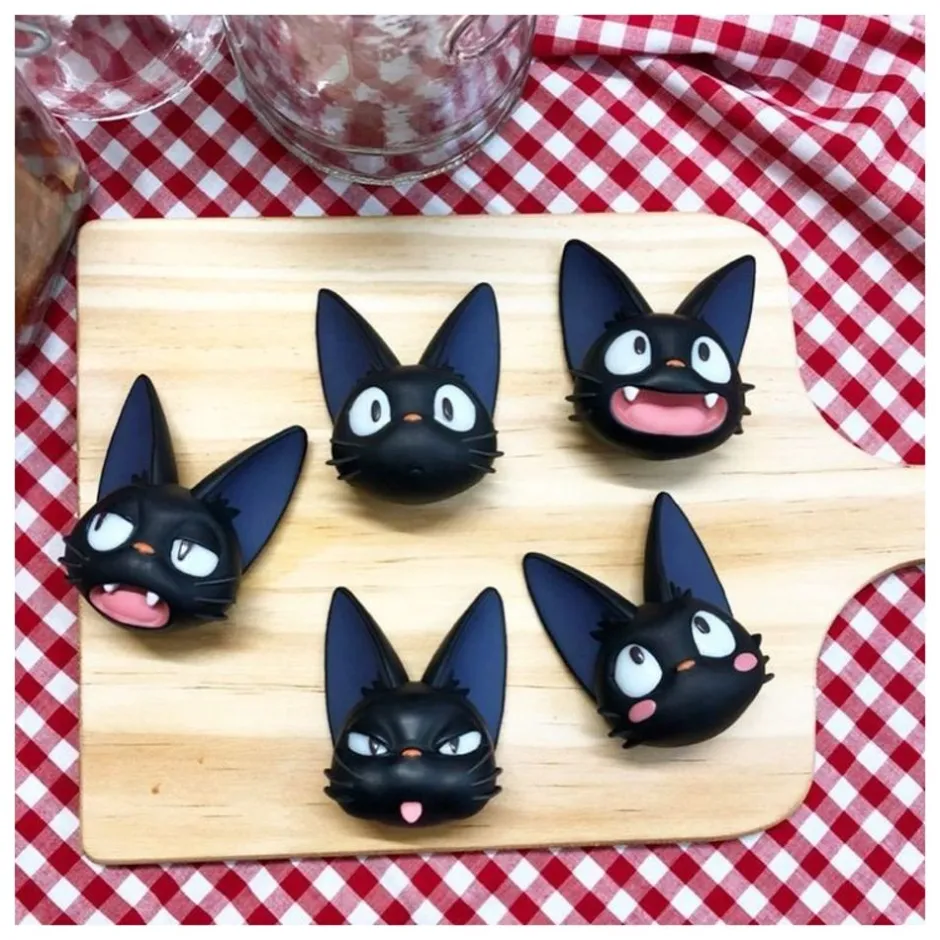 Maison Ghibli Magnets-Collection Jiji Assorted 6 Magnets - Kiki'S Delivery Service