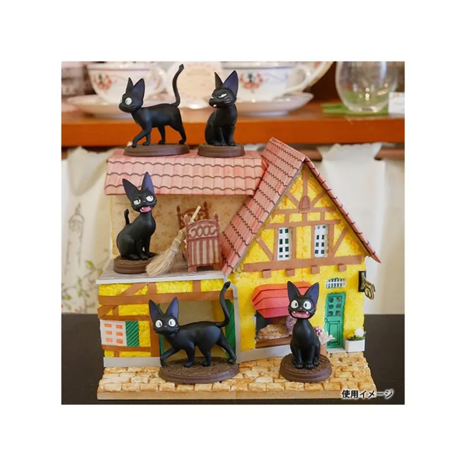 Maison Ghibli Figurines-Collection Jiji Assorted 6 Figurines - Kiki'S Delivery Service