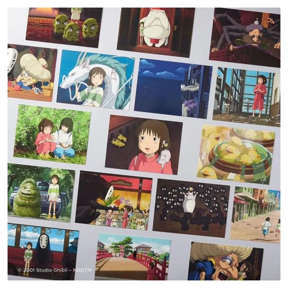 Maison Ghibli Postcards And Letter Papers-Collection Of 30 Postcards - Spirited Away